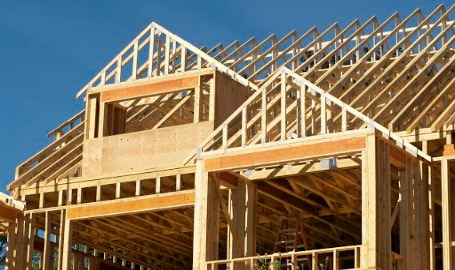 picture of house being built