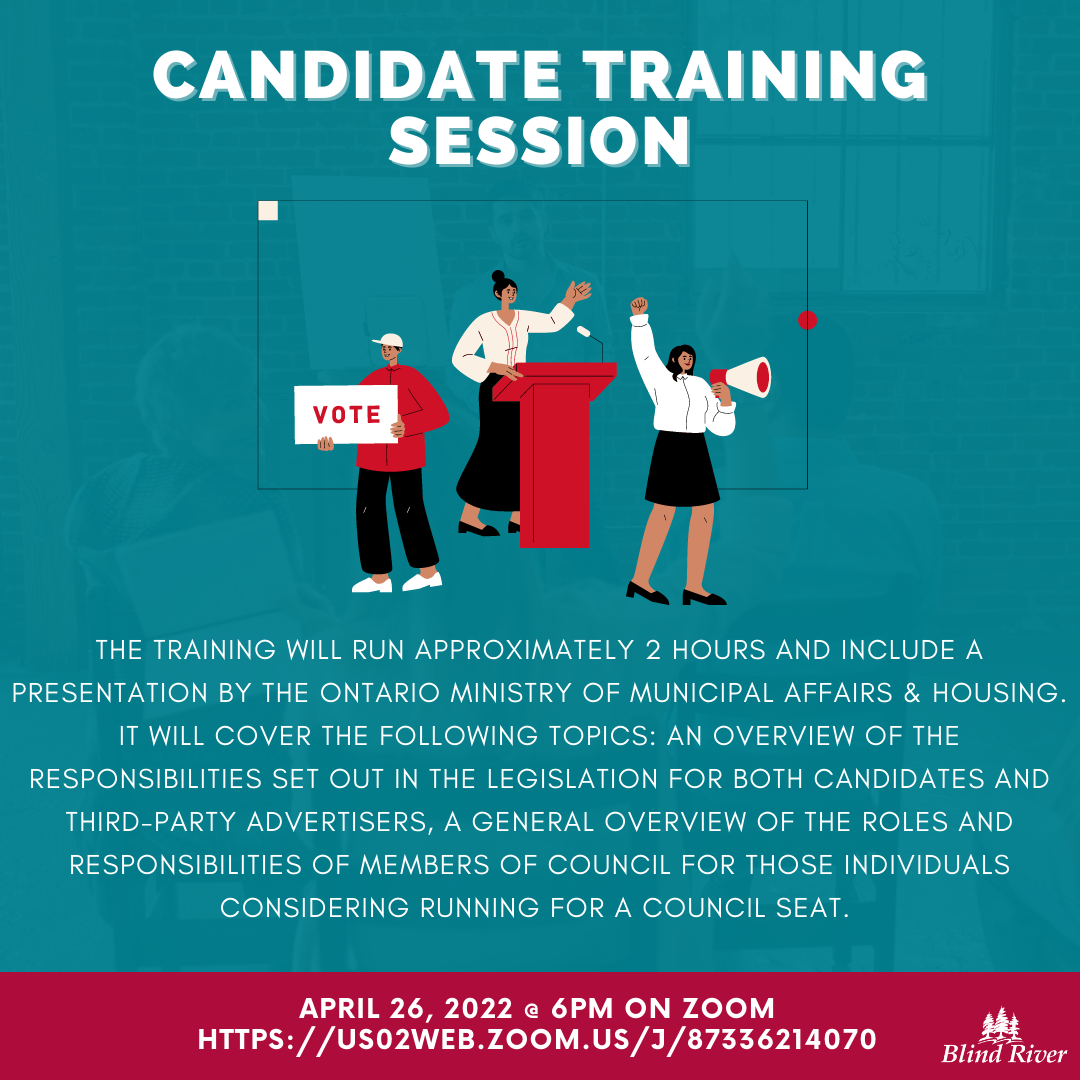 Municipal Candidate Training Infor Card