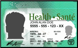 Green Ontario Health Card
