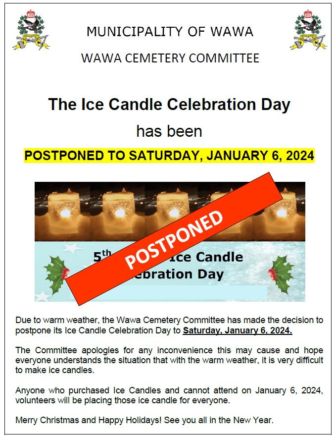 Ice Candle Celebration Day event poster