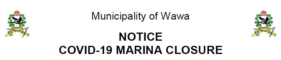 Notice - Municipal Marina