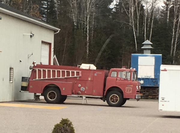 Red 1970 LaFrance Pumper