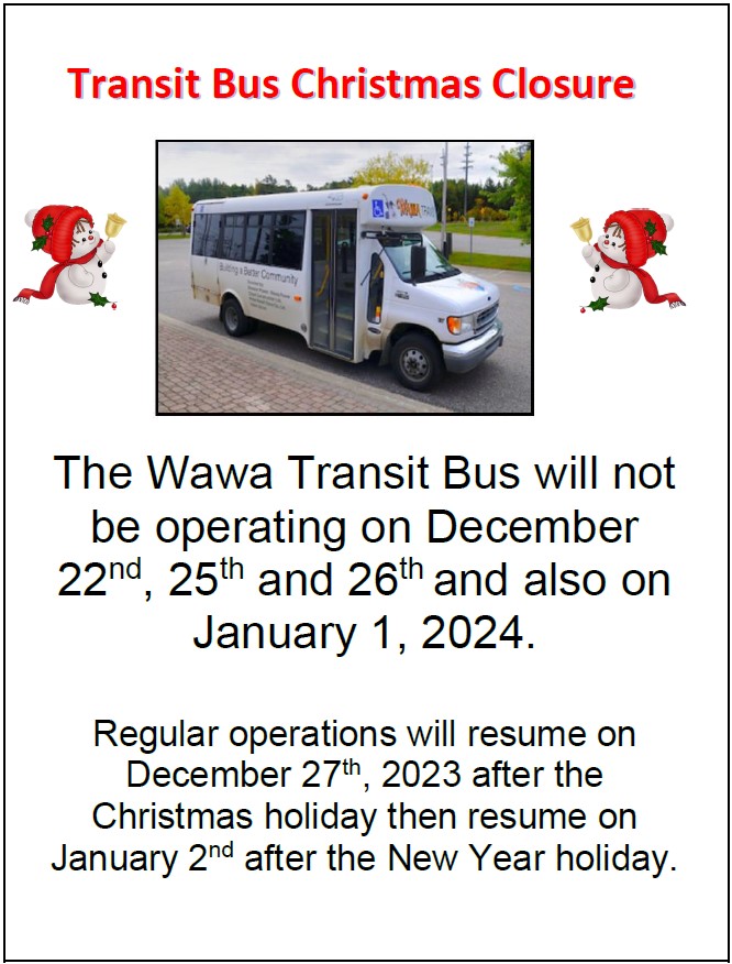 Flyer for Transit Bus Schedule