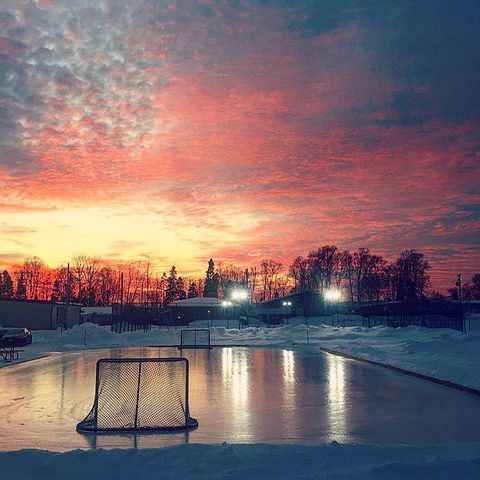 Hockey Sunset