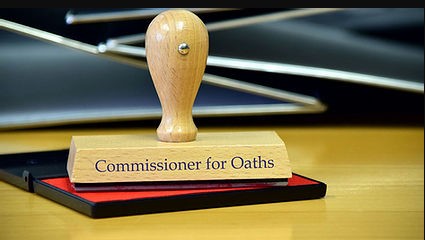 Commissioner of Oath stamp